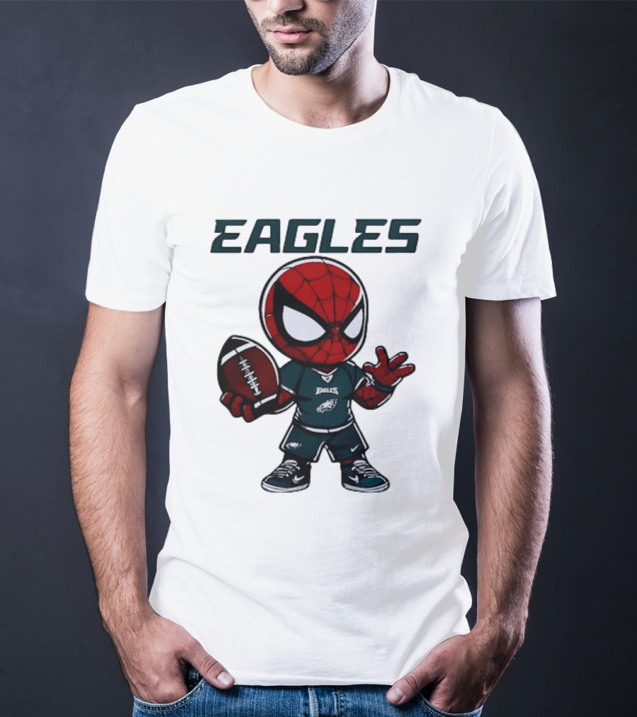 Spider Man Eagles Football Jersey Personalized Philadelphia Edition T-Shirt