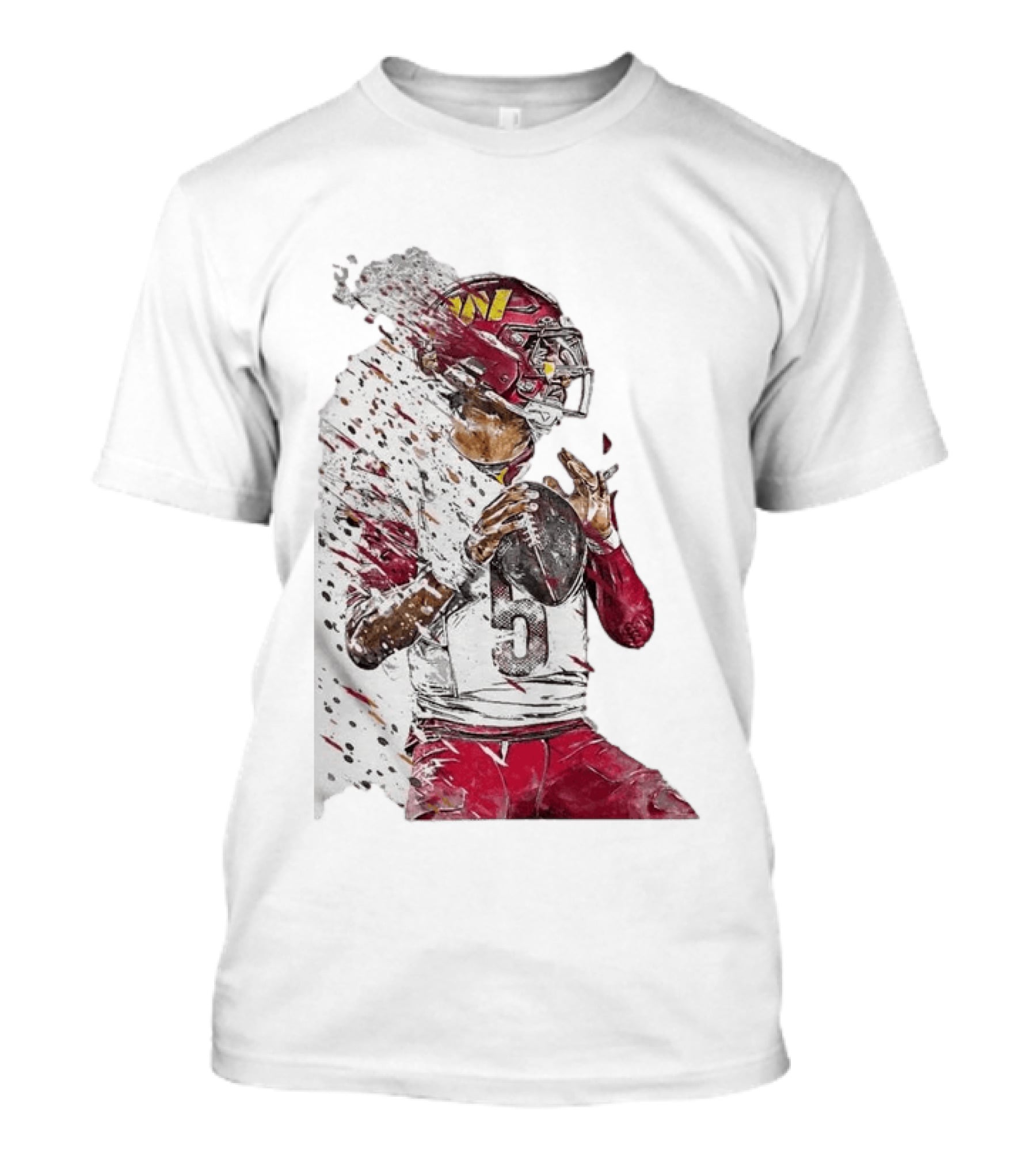 Jayden Daniels Washington Commanders Quarterback Football T-Shirt