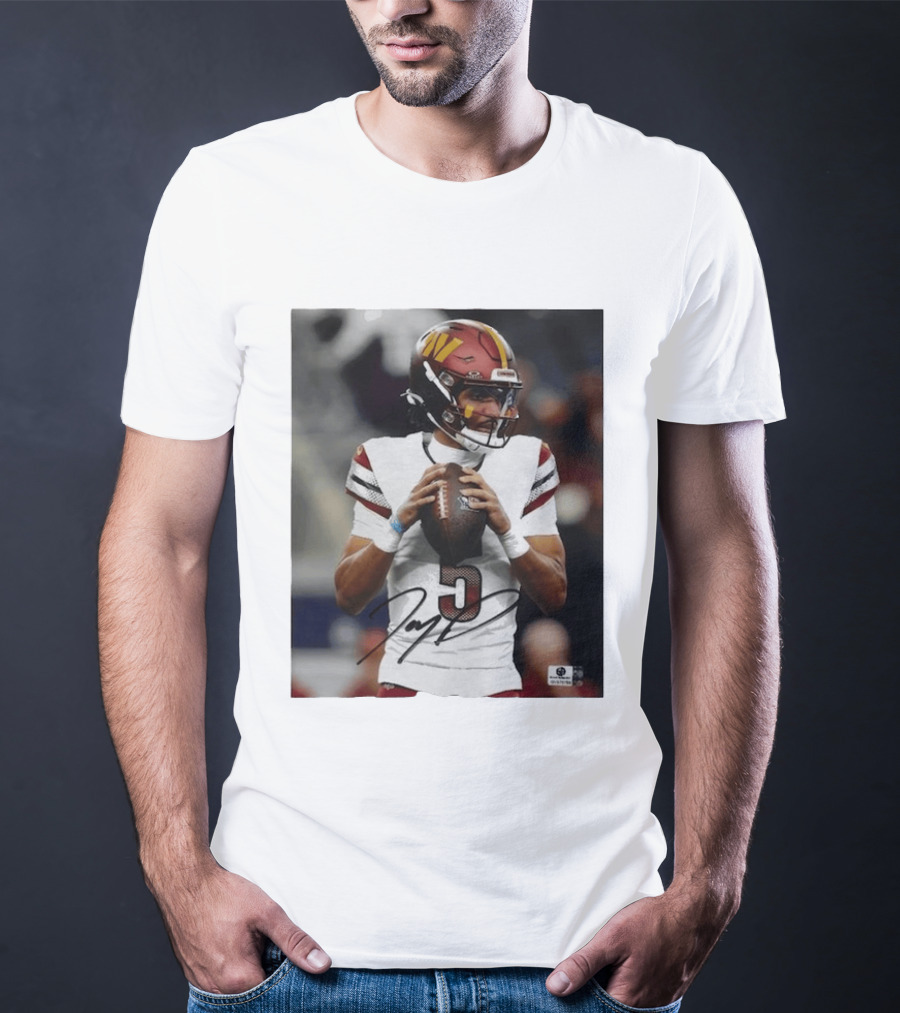 Jayden Daniels Washington Commanders Football Player Number 3 T-Shirt