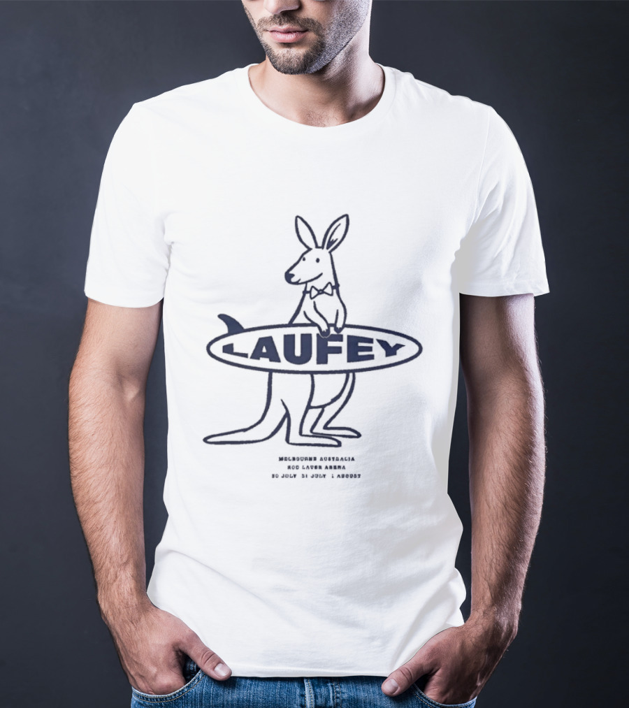 Laufey Melbourne Australia Rod Laver Arena Tour Dates Kangaroo T-Shirt