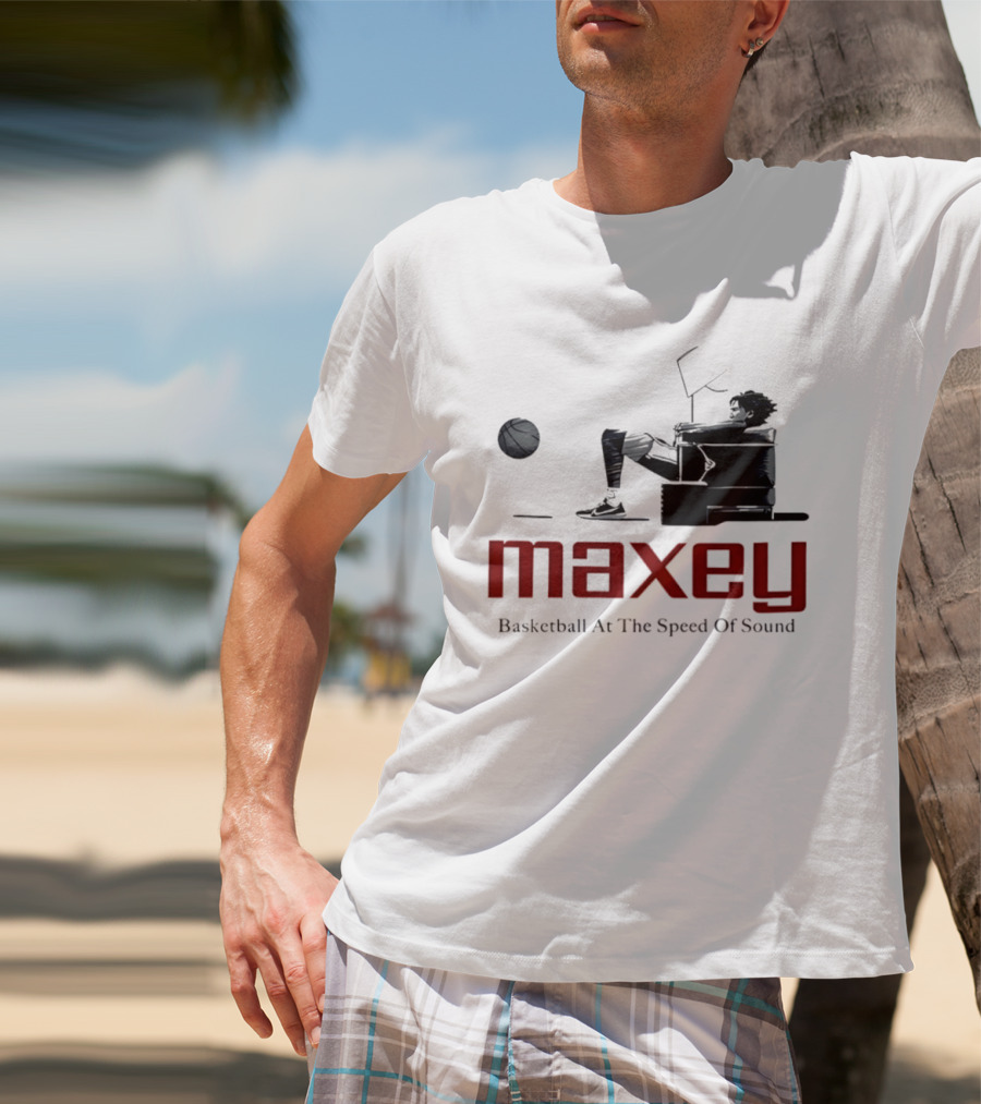 Maxey Basketball At The Speed Of Sound T-Shirt