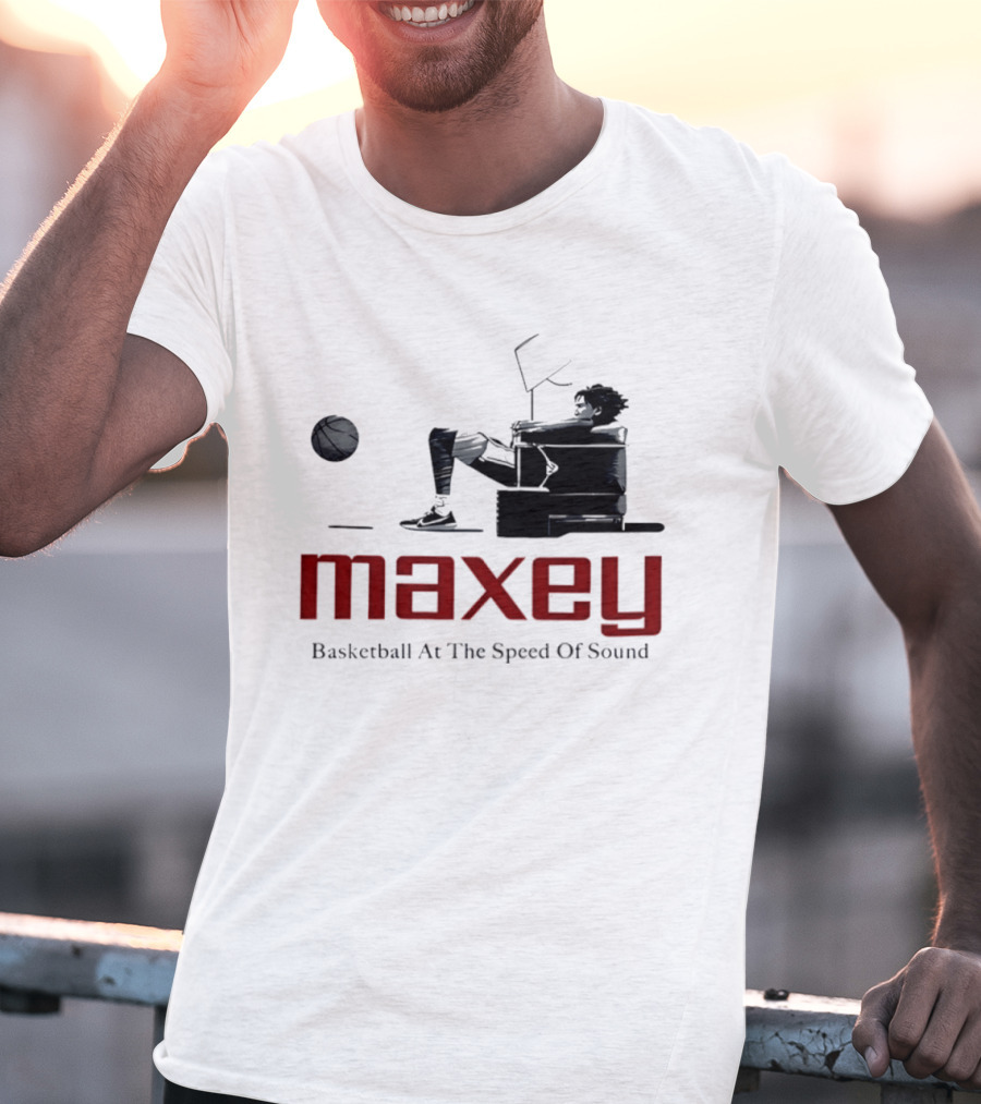 Maxey Basketball At The Speed Of Sound T-Shirt
