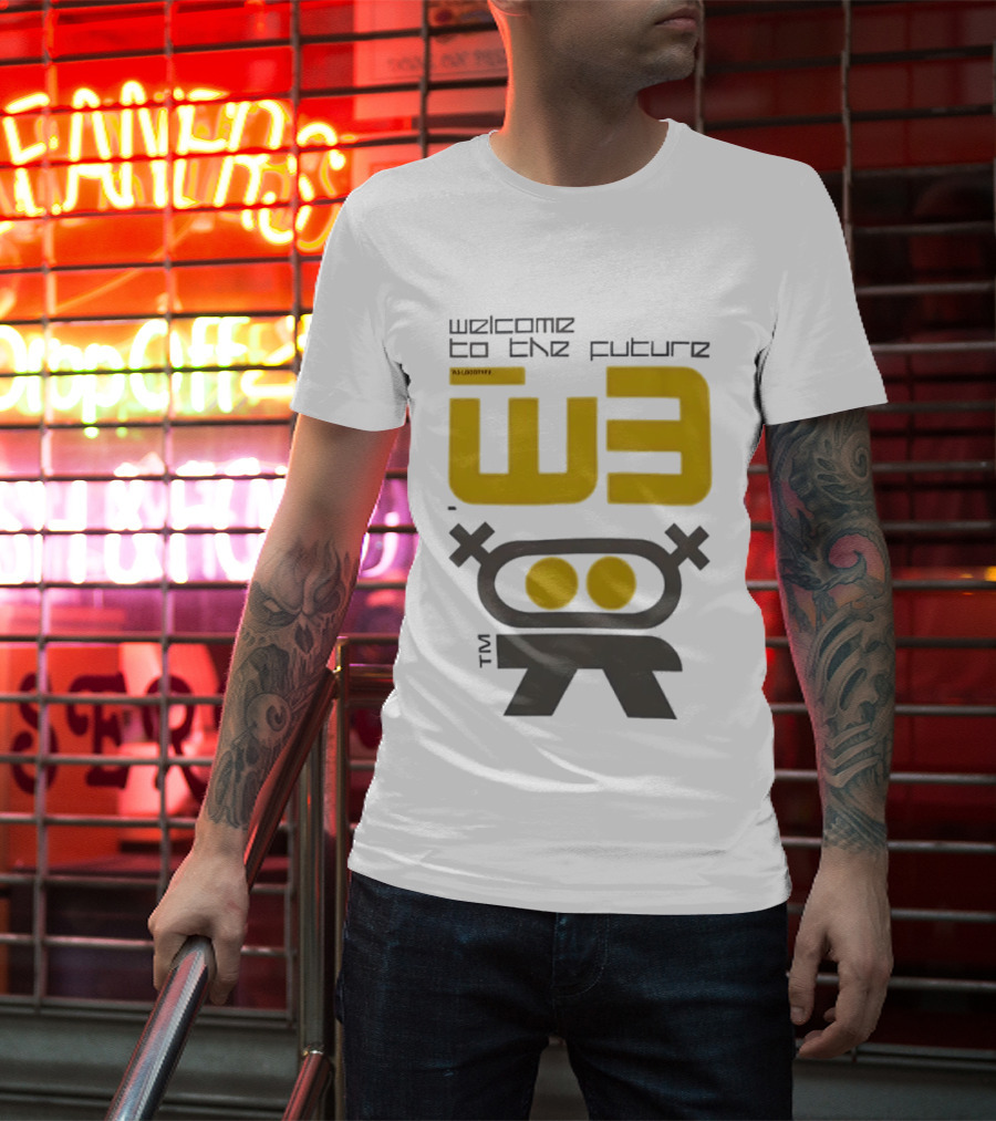 Welcome To The Future W3 Logotype TM T-Shirt