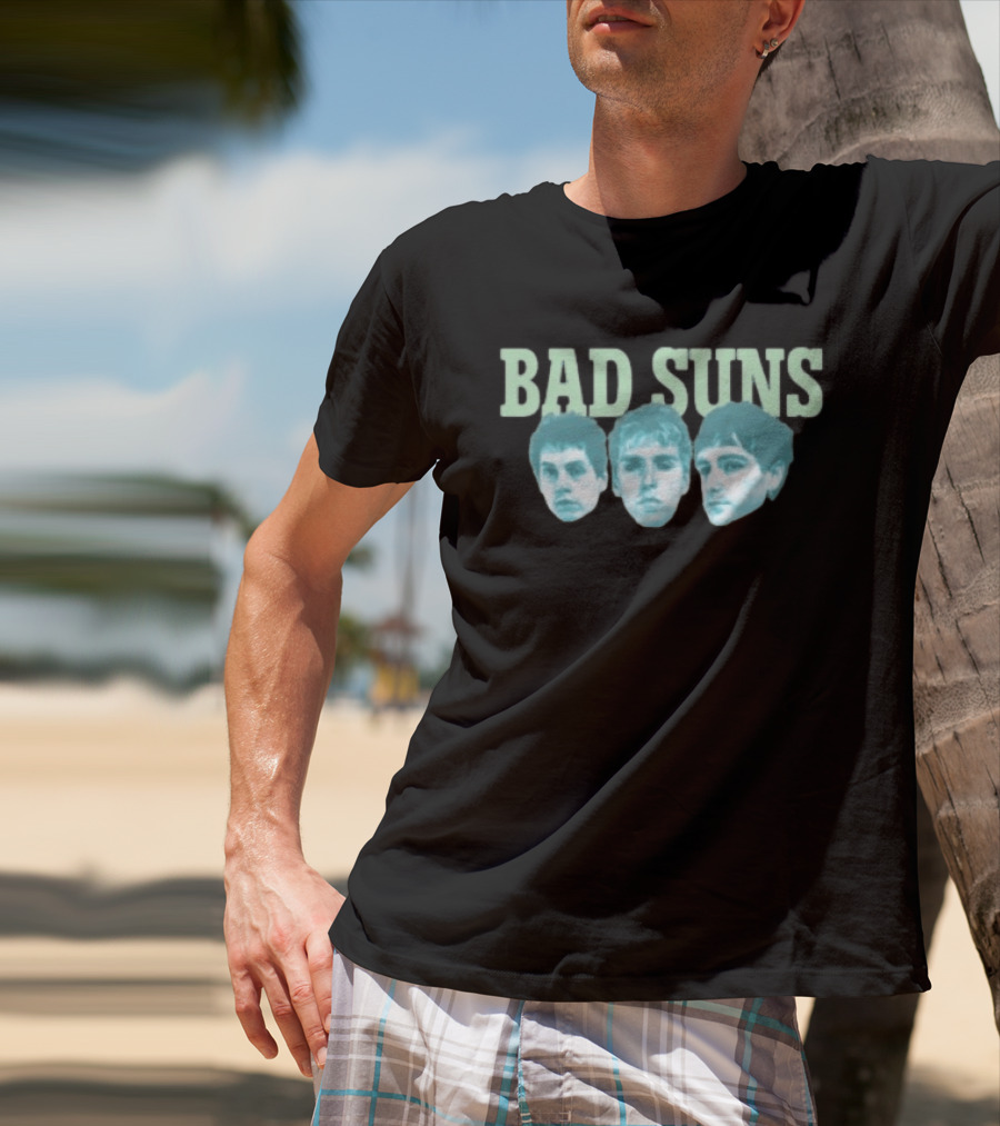 Bad Suns Band Floating Heads Imagery Merchandise T-Shirt
