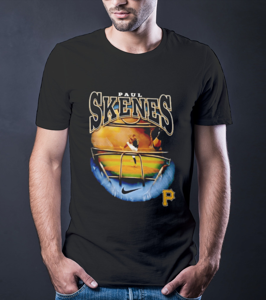 Paul Skenes Pittsburgh Pirates Ballpark Action Nike T-Shirt