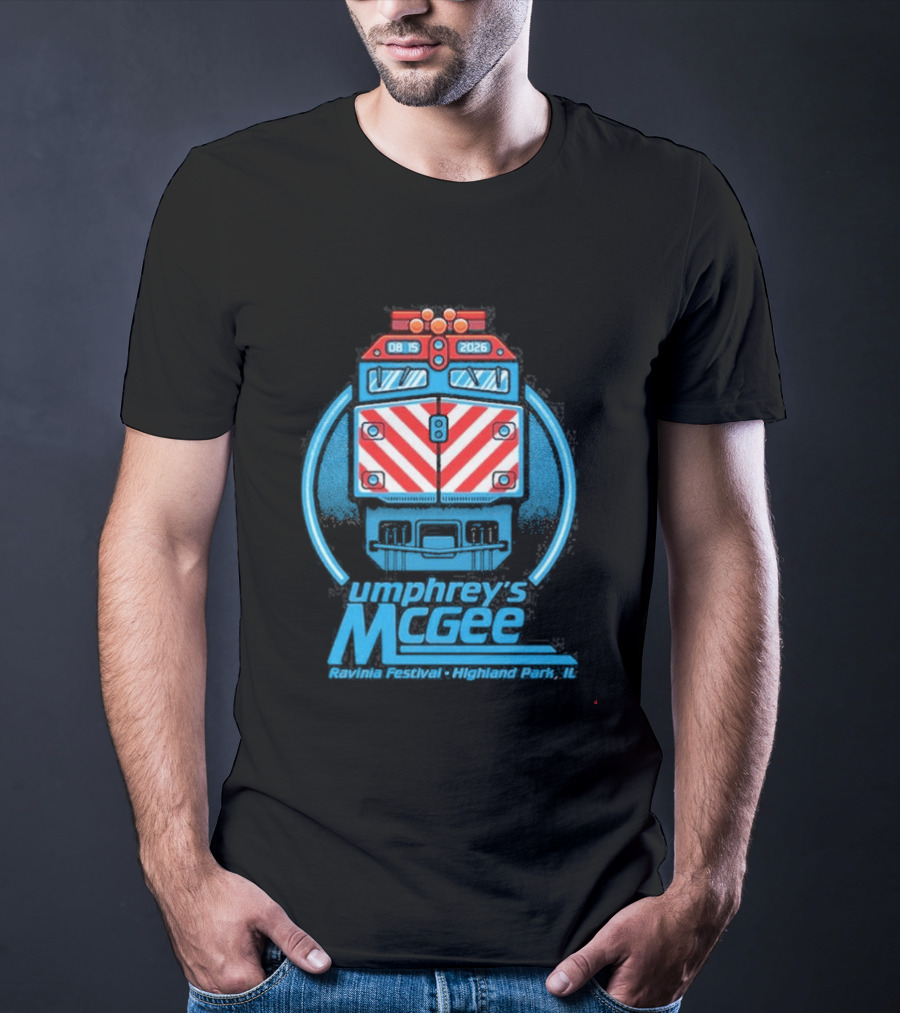 Highland Park IL 08.15.2026 Umphrey's McGee Tour Train T-Shirt