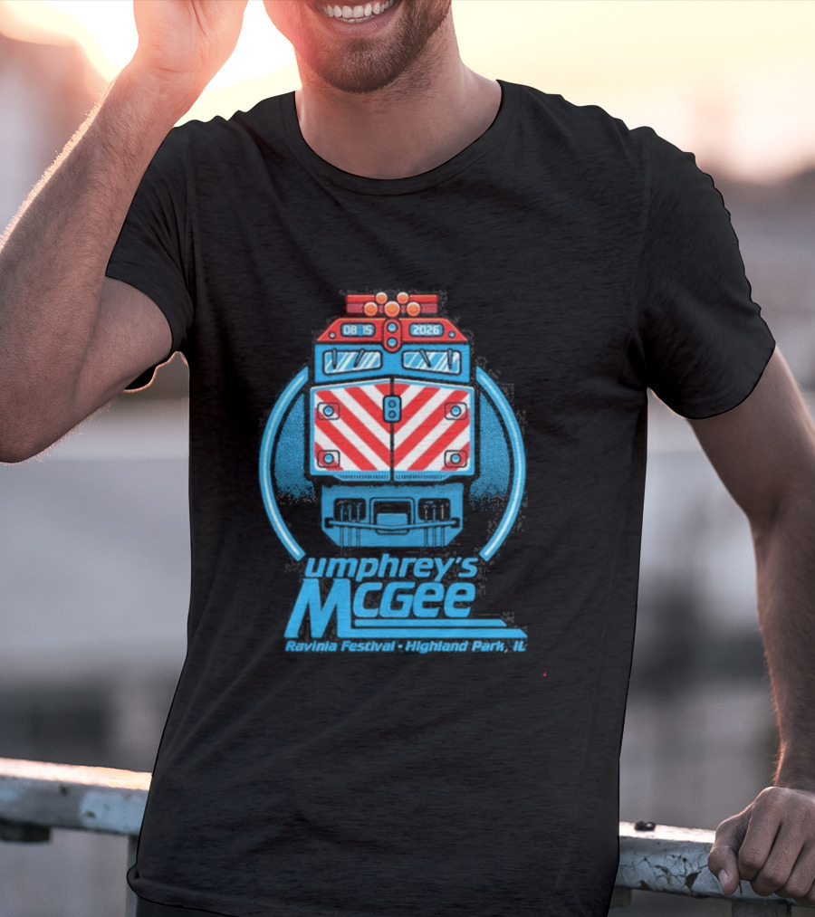 Highland Park IL 08.15.2026 Umphrey's McGee Tour Train T-Shirt