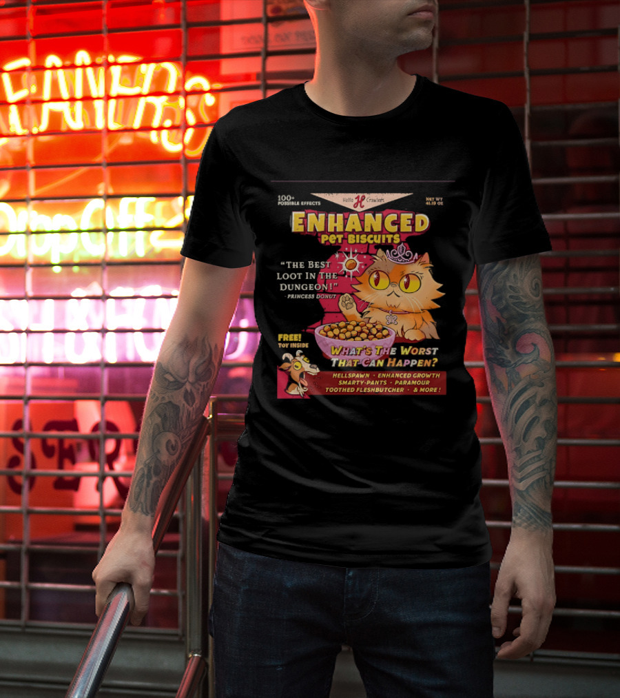 Enhanced Pet Biscuits Princess Donut Best Loot In The Dungeon T-Shirt