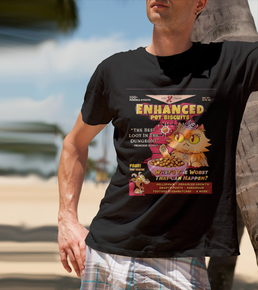 Enhanced Pet Biscuits Princess Donut Best Loot In The Dungeon T-Shirt