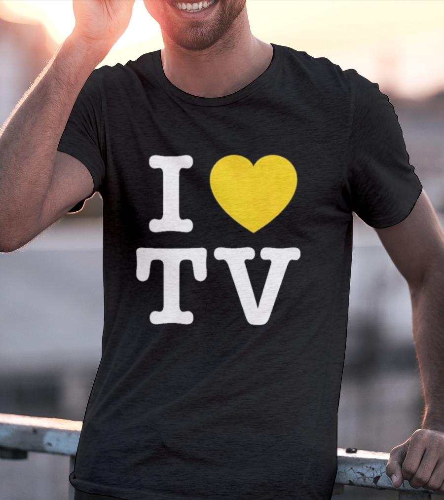Hivemind I Love TV Heart T-Shirt
