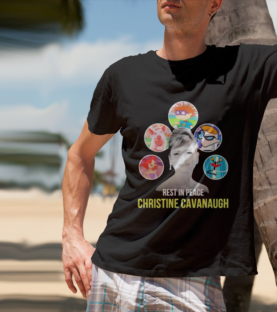 Rest In Peace Christine Cavanaugh Chuckie Dexter Babe Gosalyn Globehornet T-Shirt