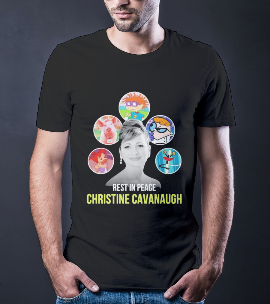 Rest In Peace Christine Cavanaugh Chuckie Dexter Babe Gosalyn Globehornet T-Shirt