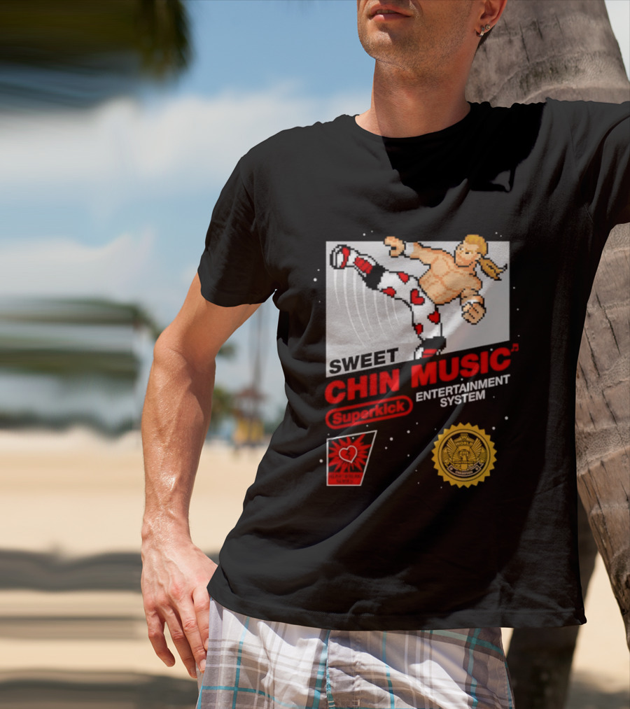Sweet Chin Music Heartbreak Kid Entertainment System Series T-Shirt