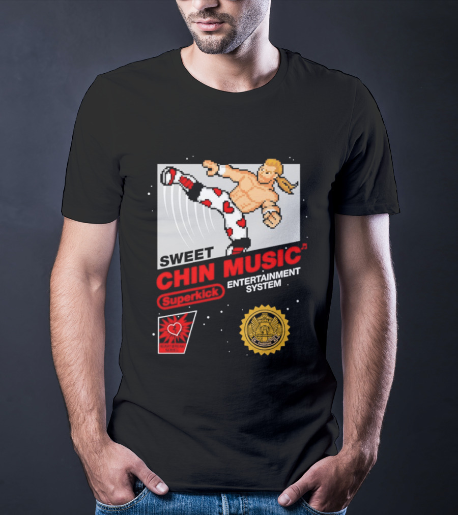 Sweet Chin Music Heartbreak Kid Entertainment System Series T-Shirt