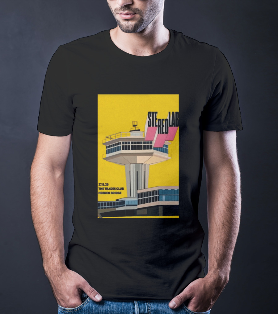 Stereolab 27.8.26 Hebden Bridge The Trades Club T-Shirt