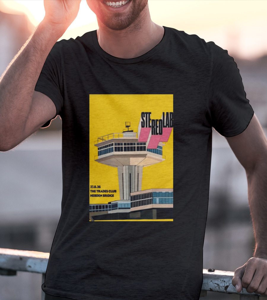 Stereolab 27.8.26 Hebden Bridge The Trades Club T-Shirt