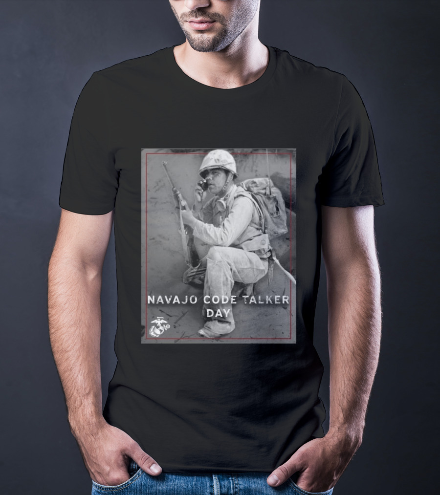 Navajo Code Talker Day Marine Corps T-Shirt