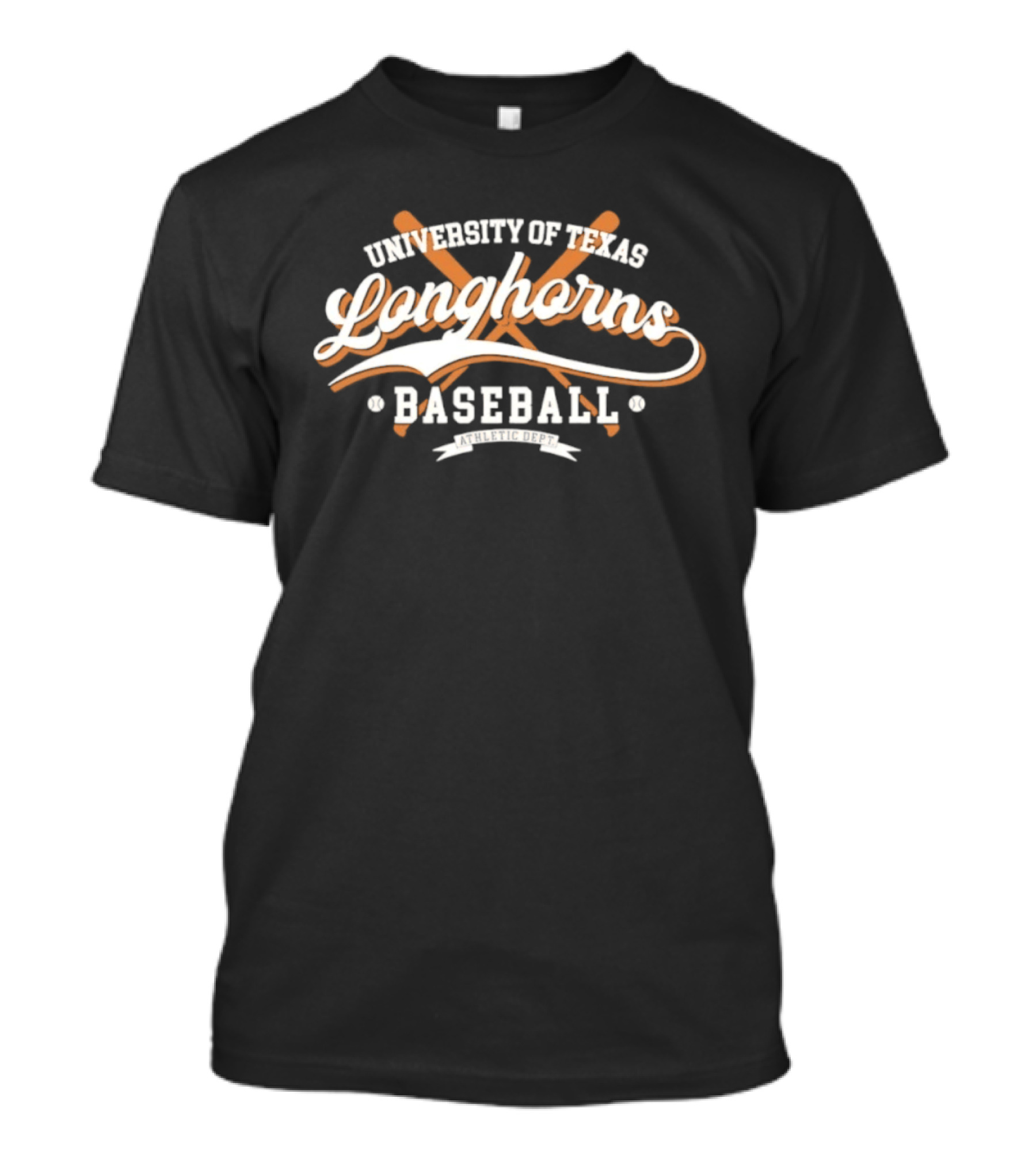 University Of Texas Longhorns Baseball Athletic Dept T-Shirt