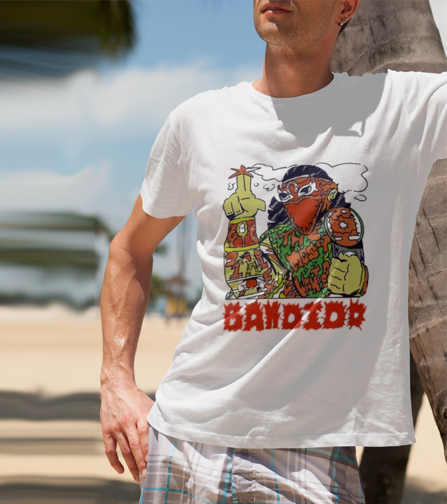 Most Wanted Bandido Lucha Libre Wrestler Suplex Champion T-Shirt
