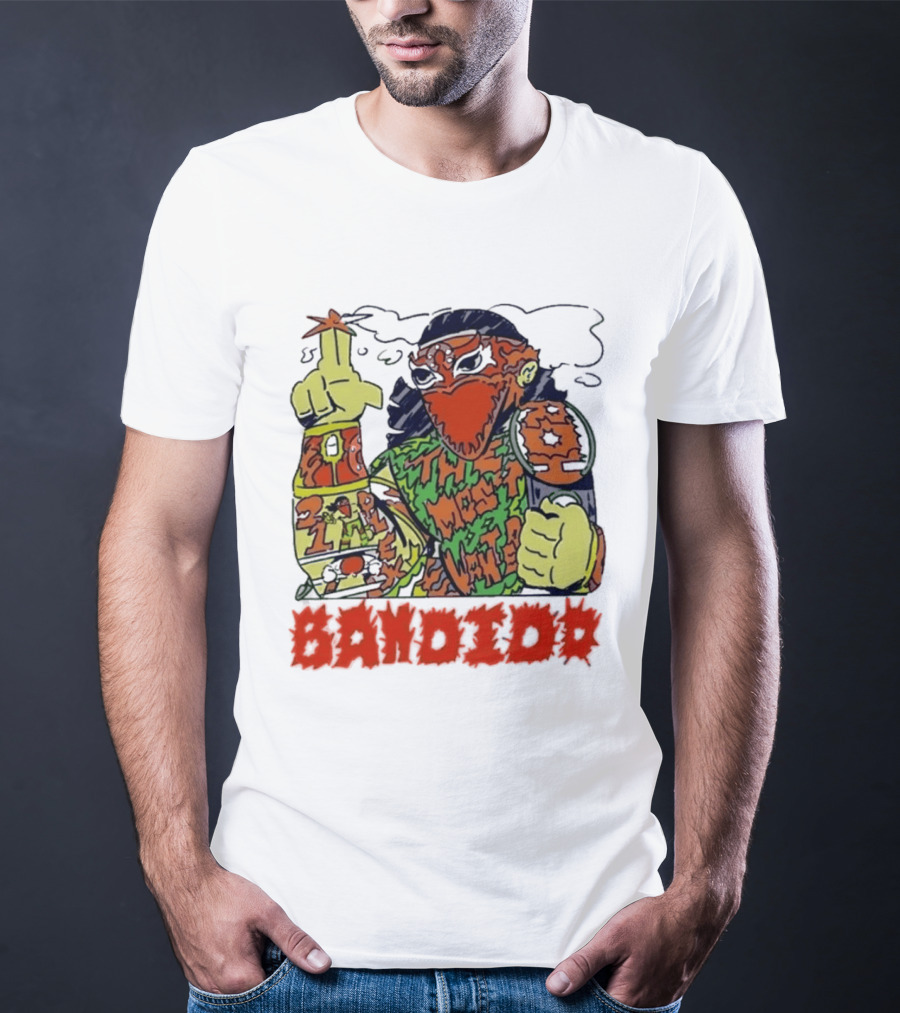 Most Wanted Bandido Lucha Libre Wrestler Suplex Champion T-Shirt