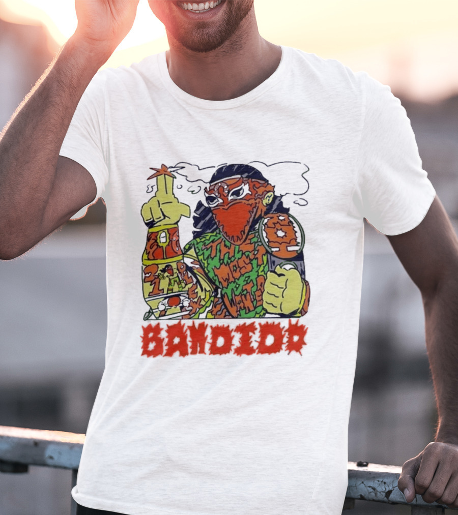 Most Wanted Bandido Lucha Libre Wrestler Suplex Champion T-Shirt