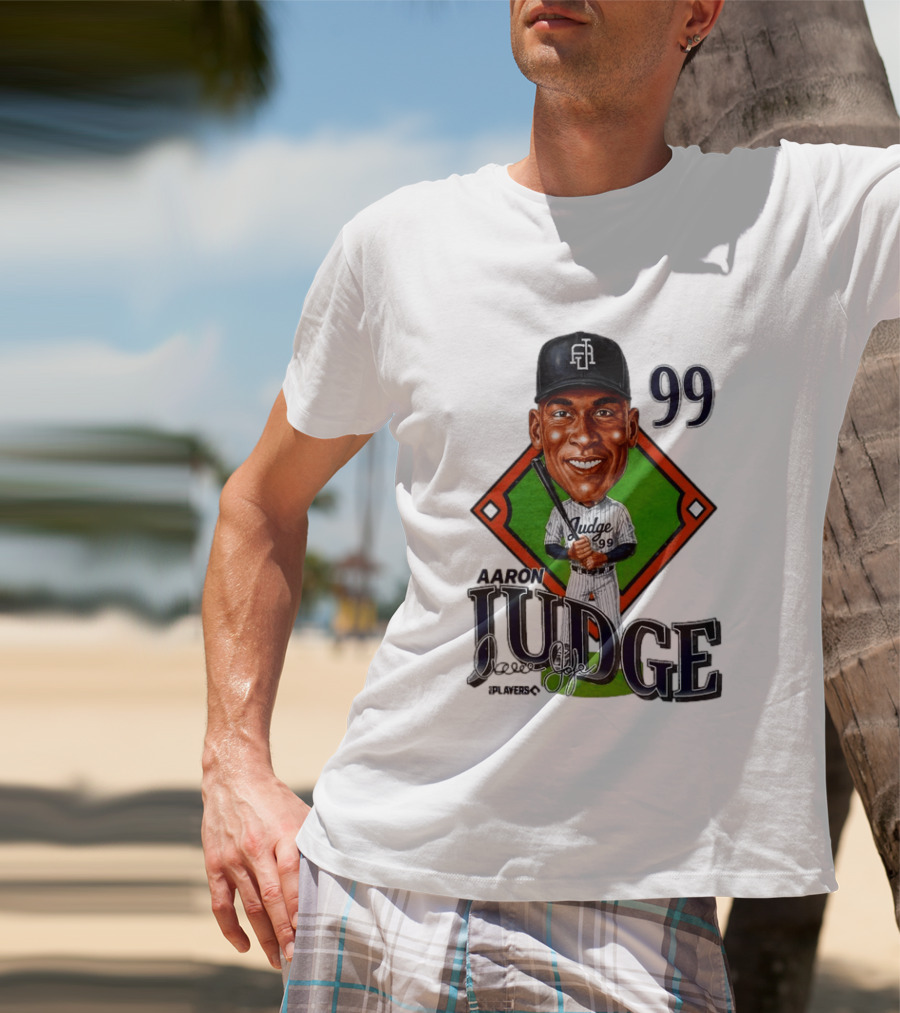 Aaron Judge New York Yankees Player 99 Caricature T-Shirt