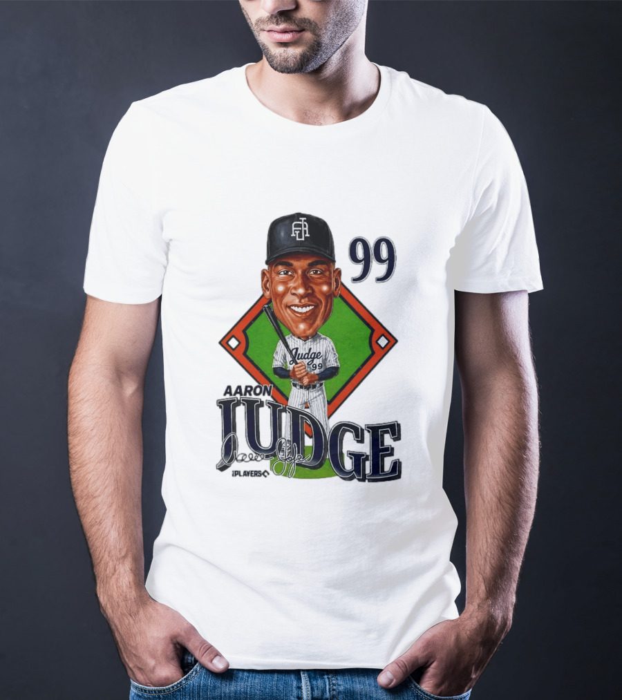 Aaron Judge New York Yankees Player 99 Caricature T-Shirt