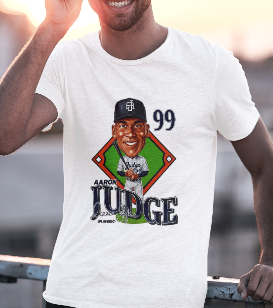 Aaron Judge New York Yankees Player 99 Caricature T-Shirt