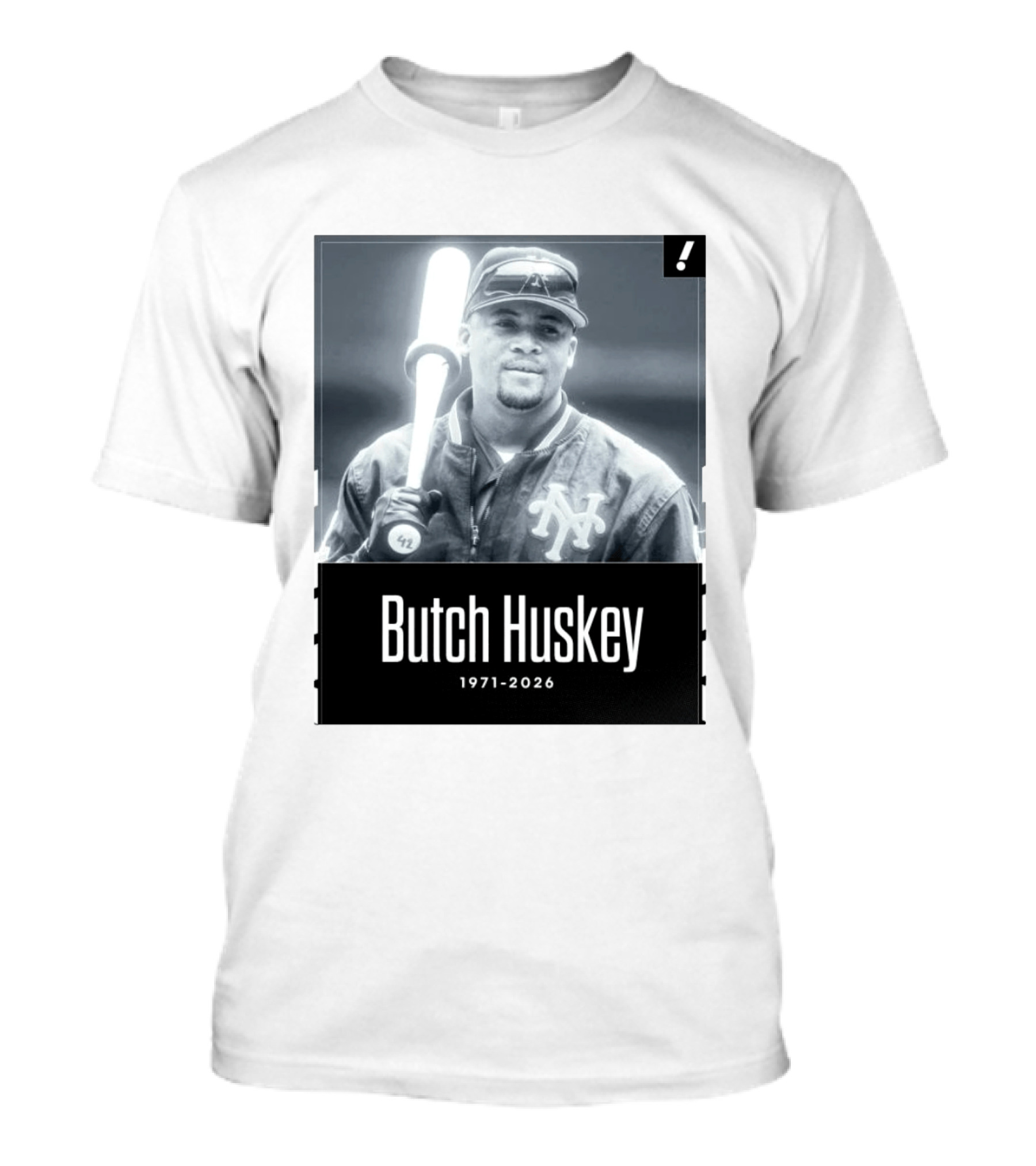 Sad News In The Baseball World As Former Met Butch Huskey Has Passed Away At The Age Of 54 T-Shirt