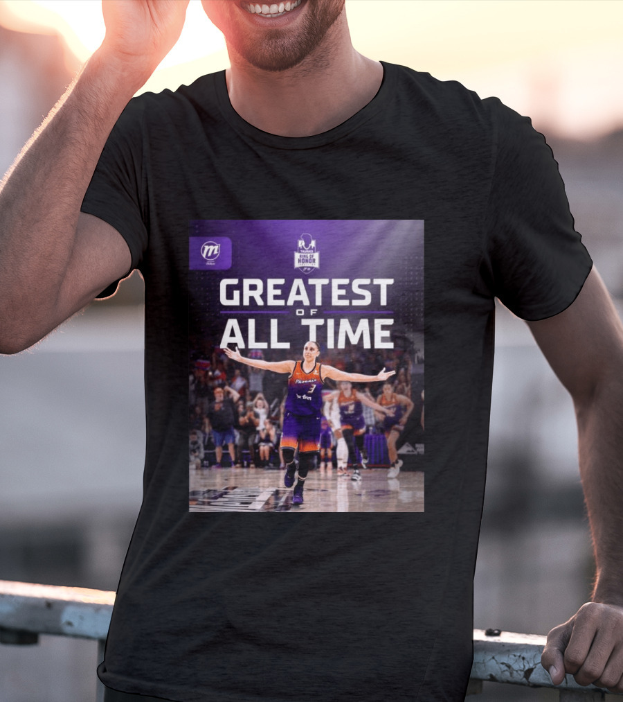 Diana Taurasi Phoenix Mercury Ring Of Honor Greatest Of All Time T-Shirt