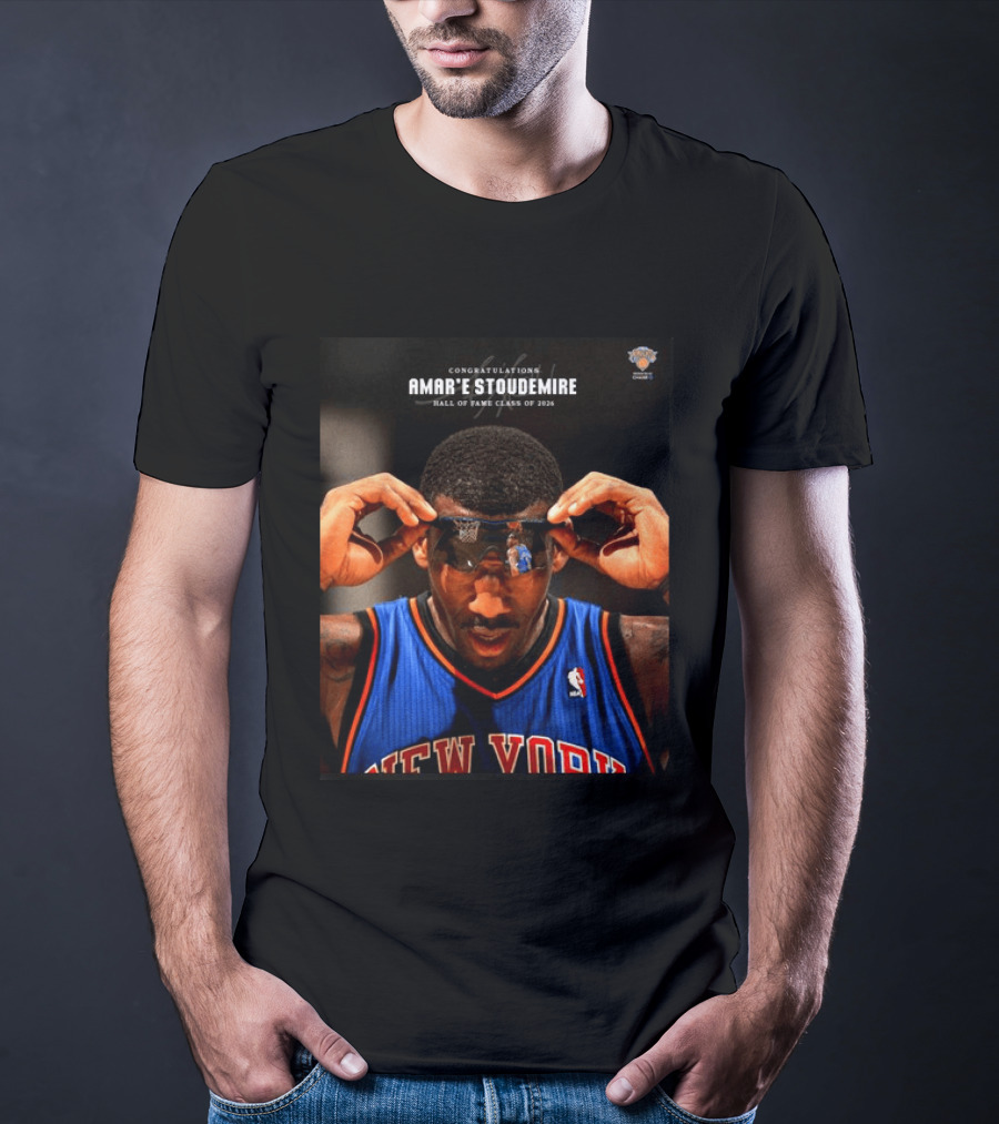 Congratulations Amar'e Stoudemire New York Knicks Hall Of Fame Class Of 2026 T-Shirt