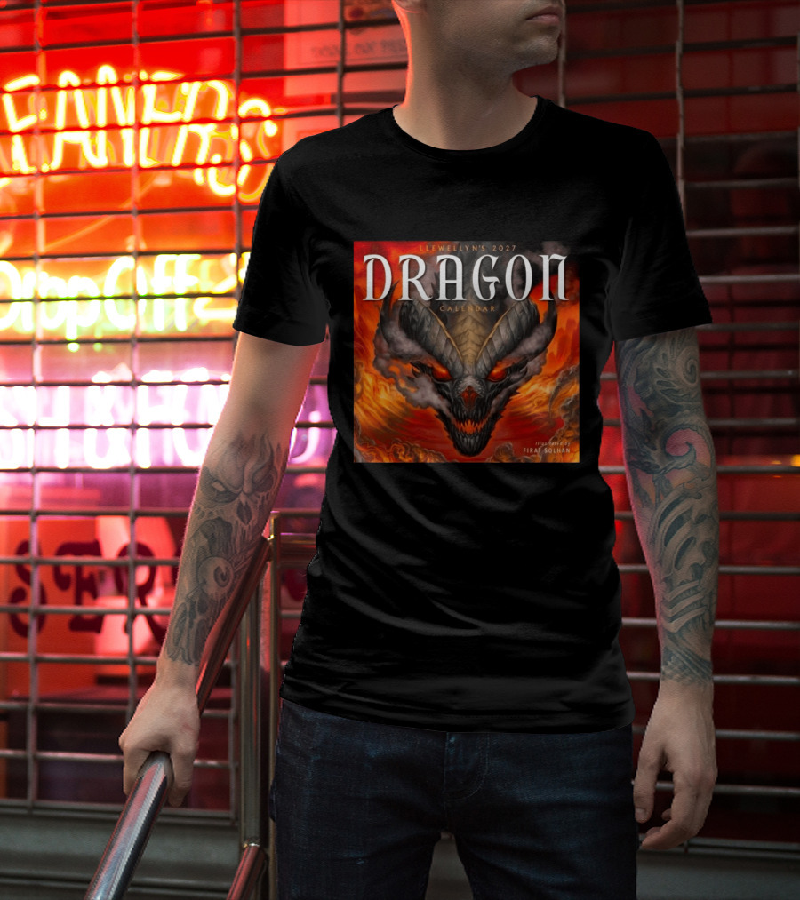 Llewellyn's 2027 Dragon Calendar Illustrated By Firat Solhan T-Shirt
