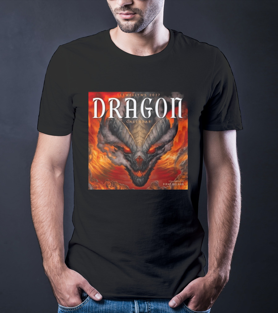 Llewellyn's 2027 Dragon Calendar Illustrated By Firat Solhan T-Shirt