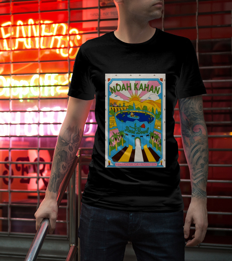 Noah Kahan Rose Bowl Pasadena CA August 15th 2026 T-Shirt