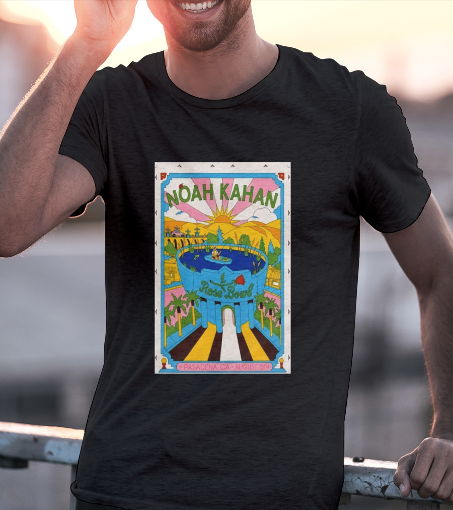 Noah Kahan Rose Bowl Pasadena CA August 15th 2026 T-Shirt