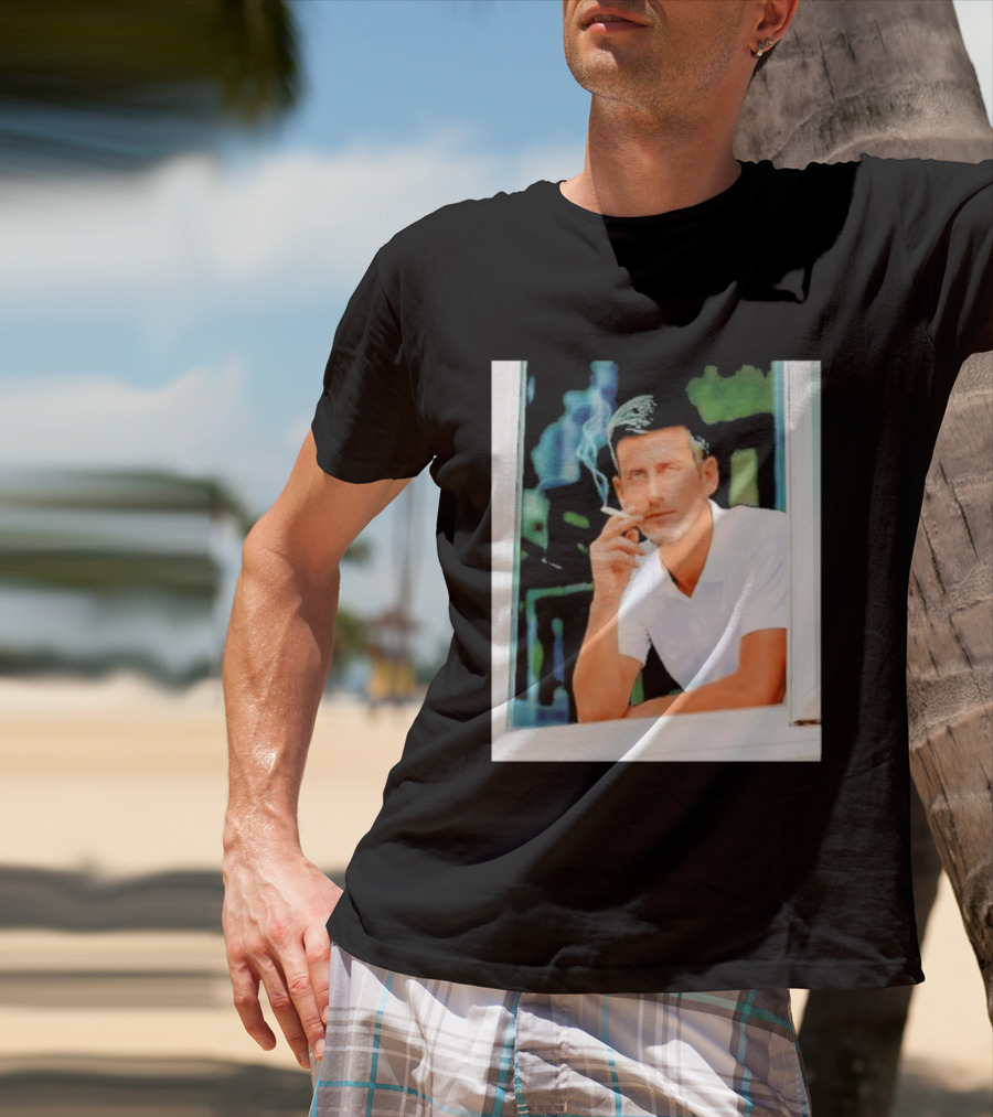 Novak Djokovic Smoking Tennis ATP Champion T-Shirt