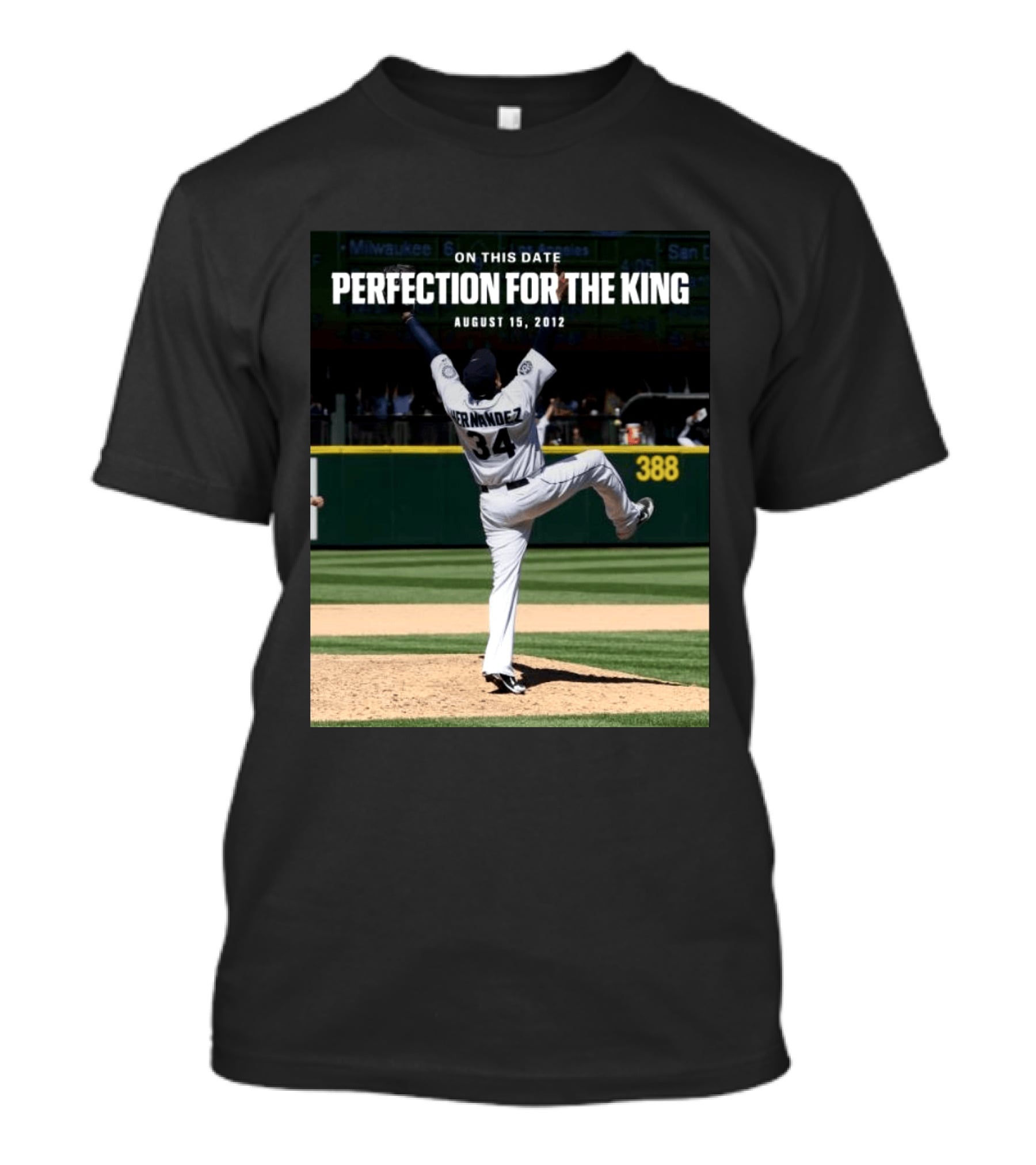 On This Date Perfection For The King Hernandez 34 August 15 2012 T-Shirt