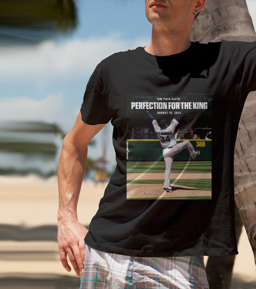 On This Date Perfection For The King Hernandez 34 August 15 2012 T-Shirt