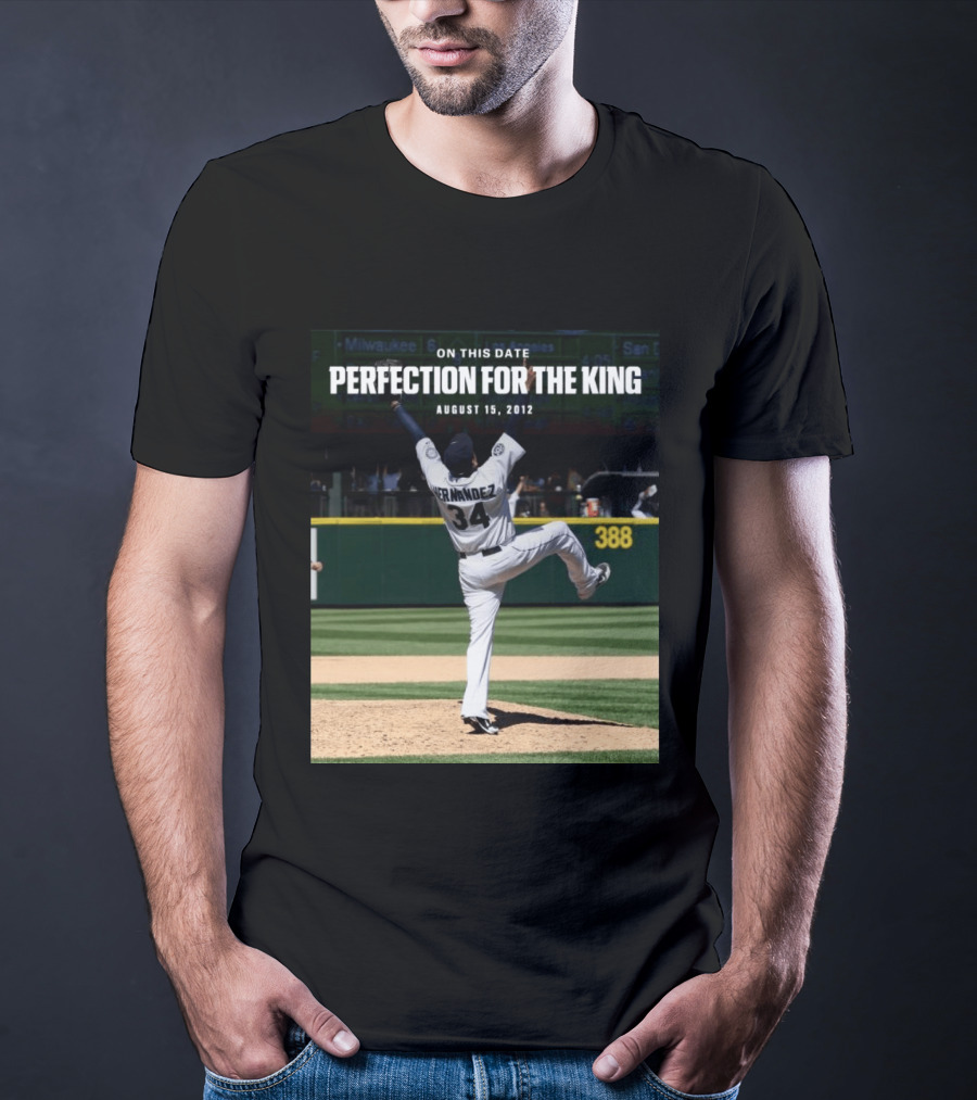 On This Date Perfection For The King Hernandez 34 August 15 2012 T-Shirt
