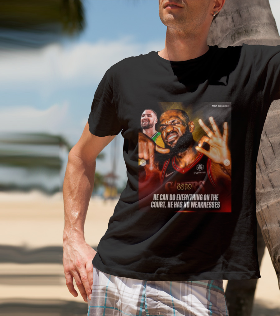 He Can Do Everything On The Court He Has No Weaknesses Crypto Lakers NBA Tracker T-Shirt