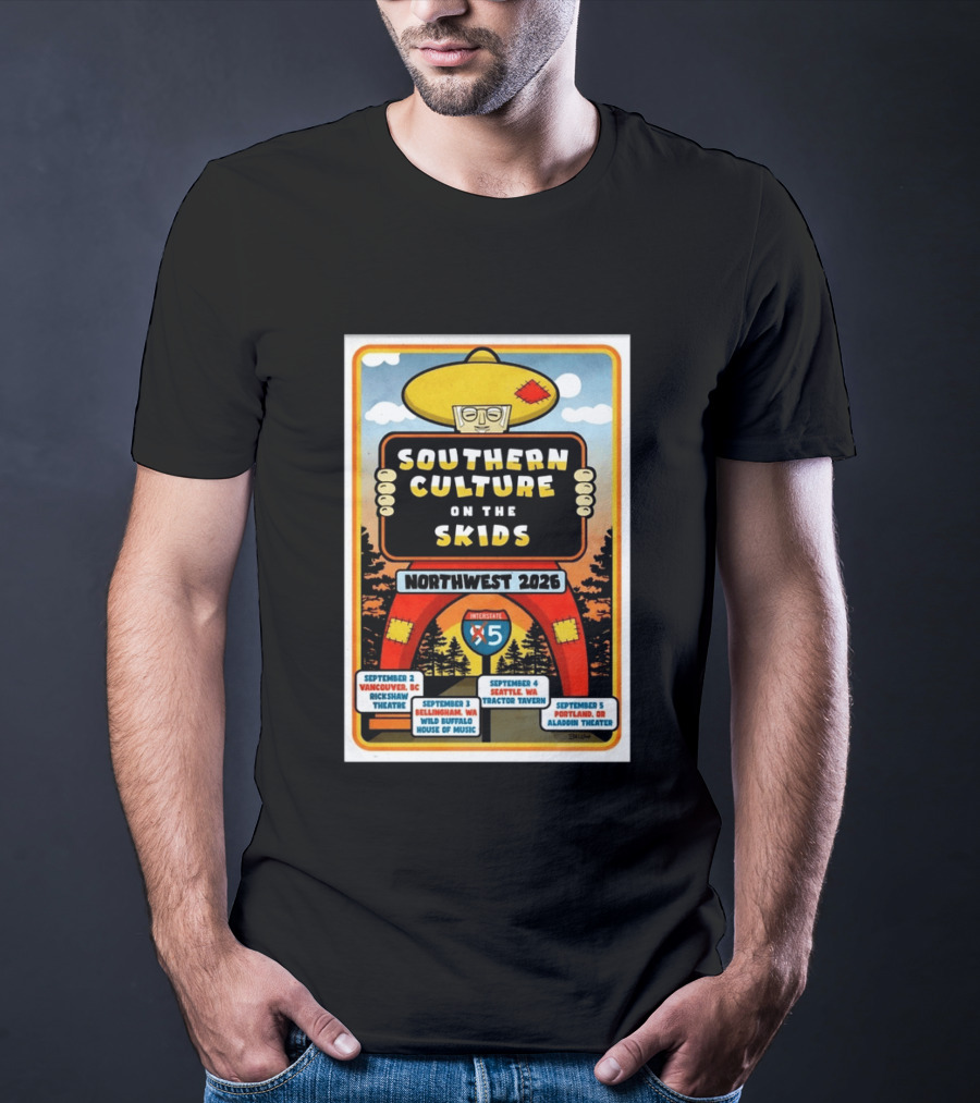 Southern Culture On The Skids Northwest 2026 Tour Vancouver Seattle Portland T-Shirt