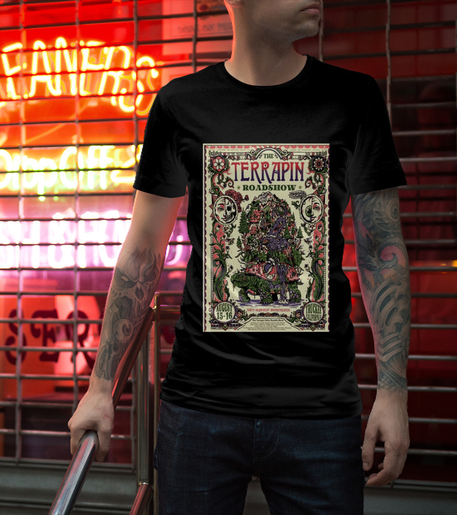 Terrapin Roadshow August 15 16 2026 Salty Gebhardt Amphitheater Truckee California T-Shirt