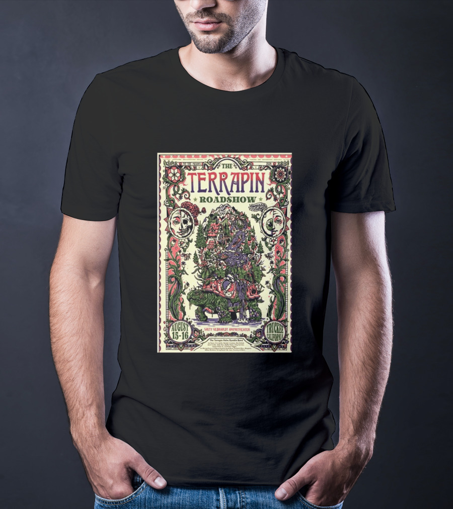 Terrapin Roadshow August 15 16 2026 Salty Gebhardt Amphitheater Truckee California T-Shirt