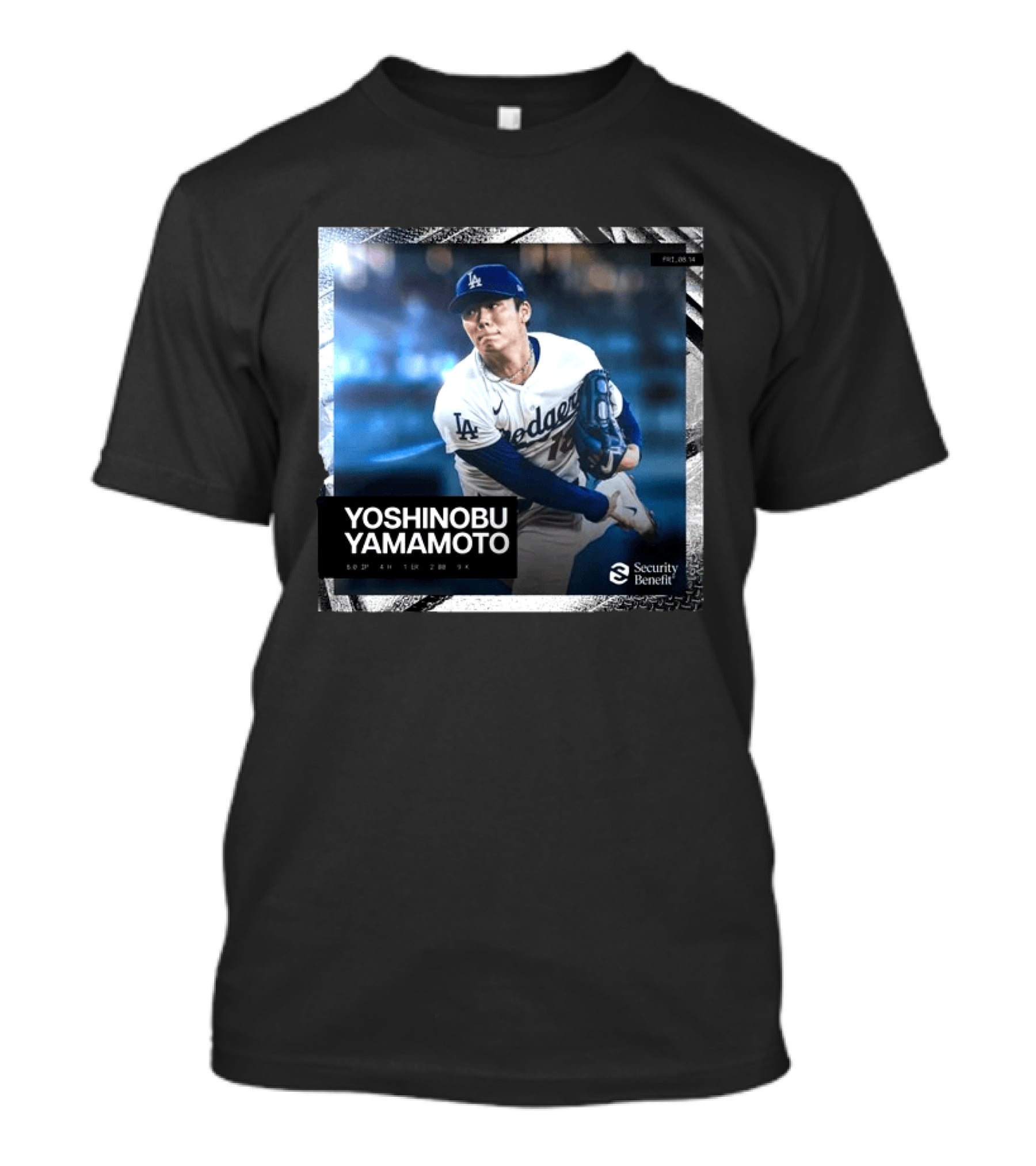 Yoshinobu Yamamoto Los Angeles Dodgers Security Benefit 2026 T-Shirt