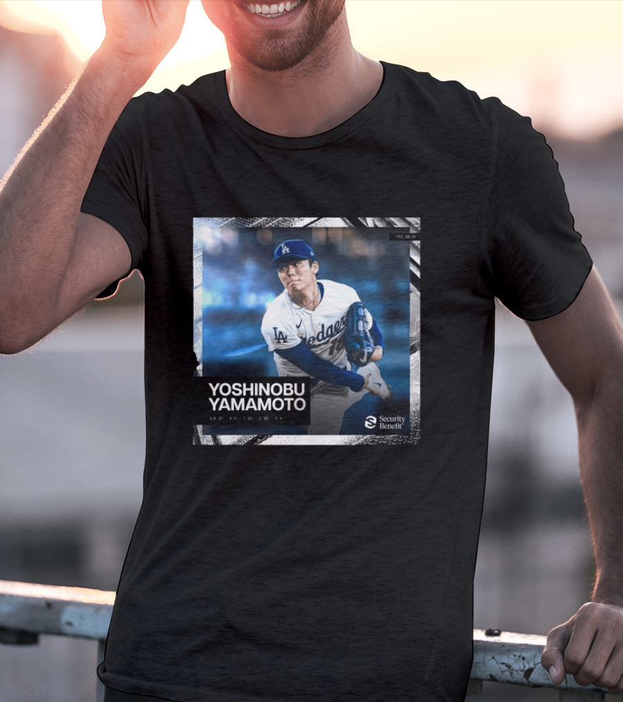 Yoshinobu Yamamoto Los Angeles Dodgers Security Benefit 2026 T-Shirt