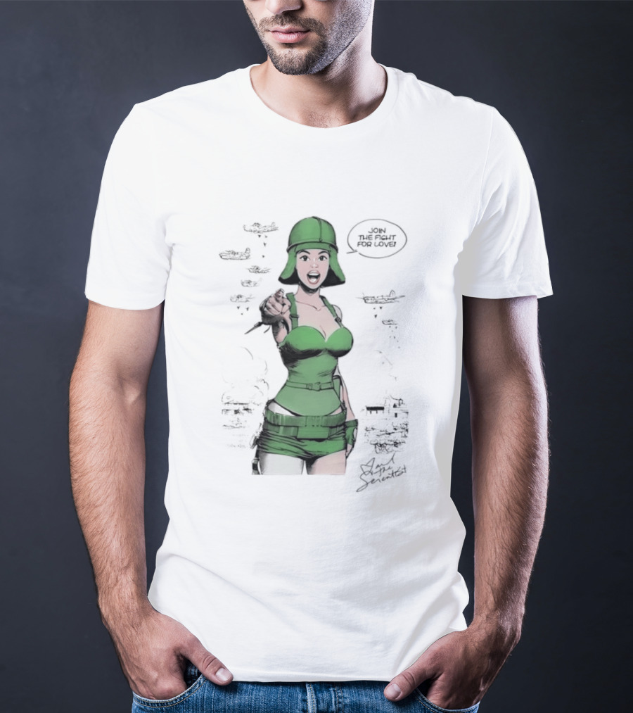 Alicia Keys Join The Fight For Love By Ian The Scientist T-Shirt