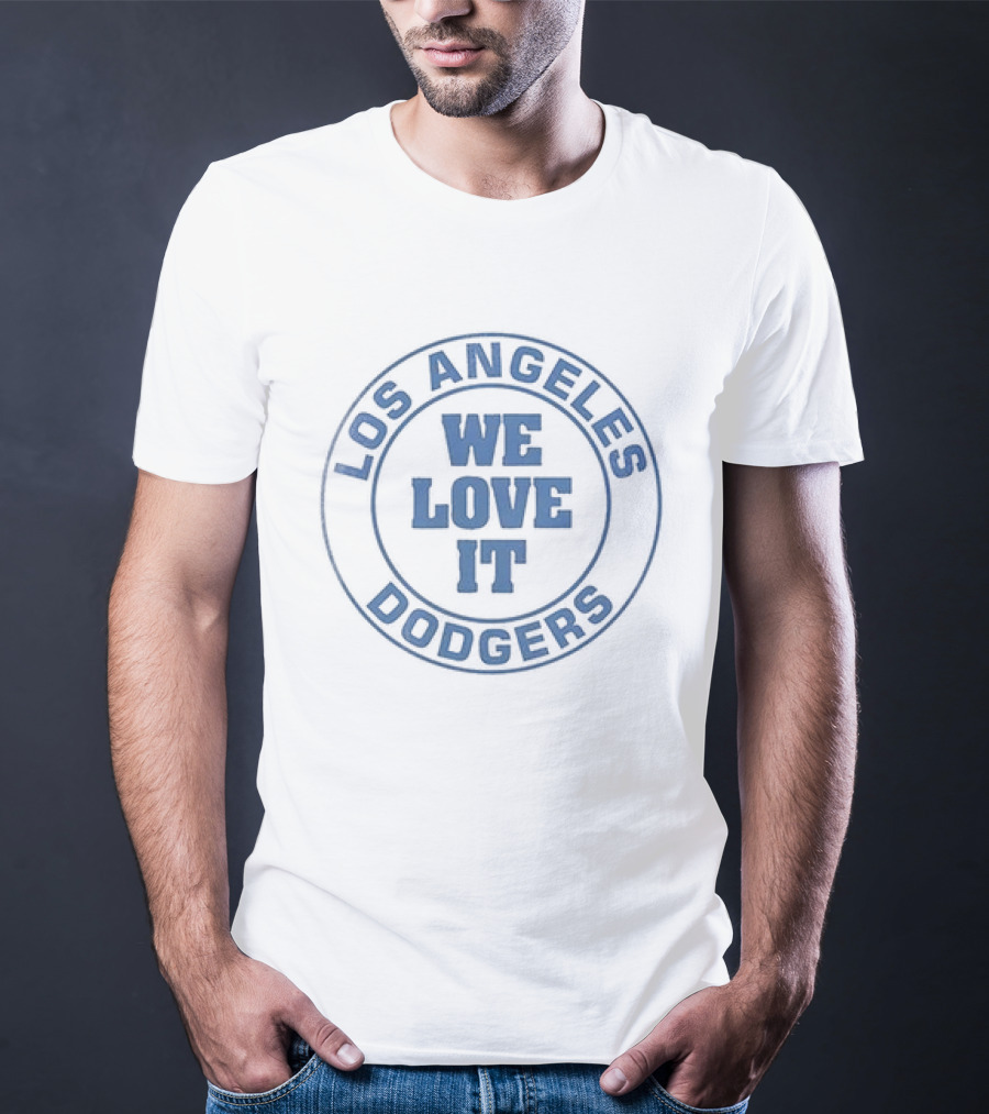 Los Angeles Dodgers Randy Newman I Love LA We Love It T-Shirt
