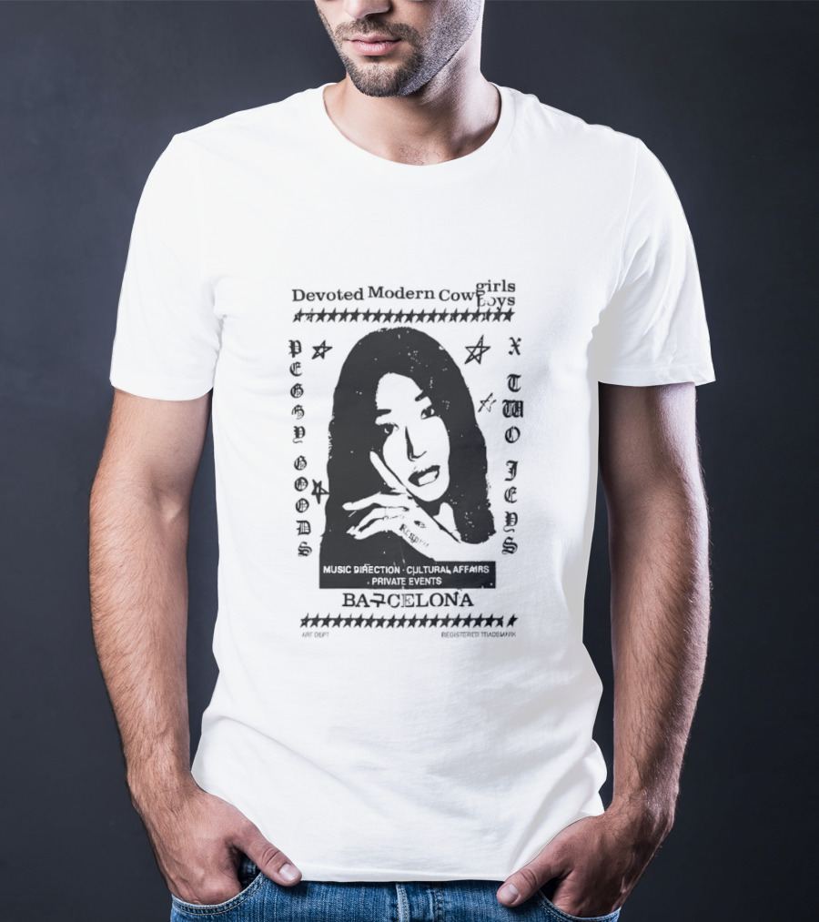 Devoted Modern Cowboys Two Jebs Peggy Goods Music Direction Barcelona T-Shirt