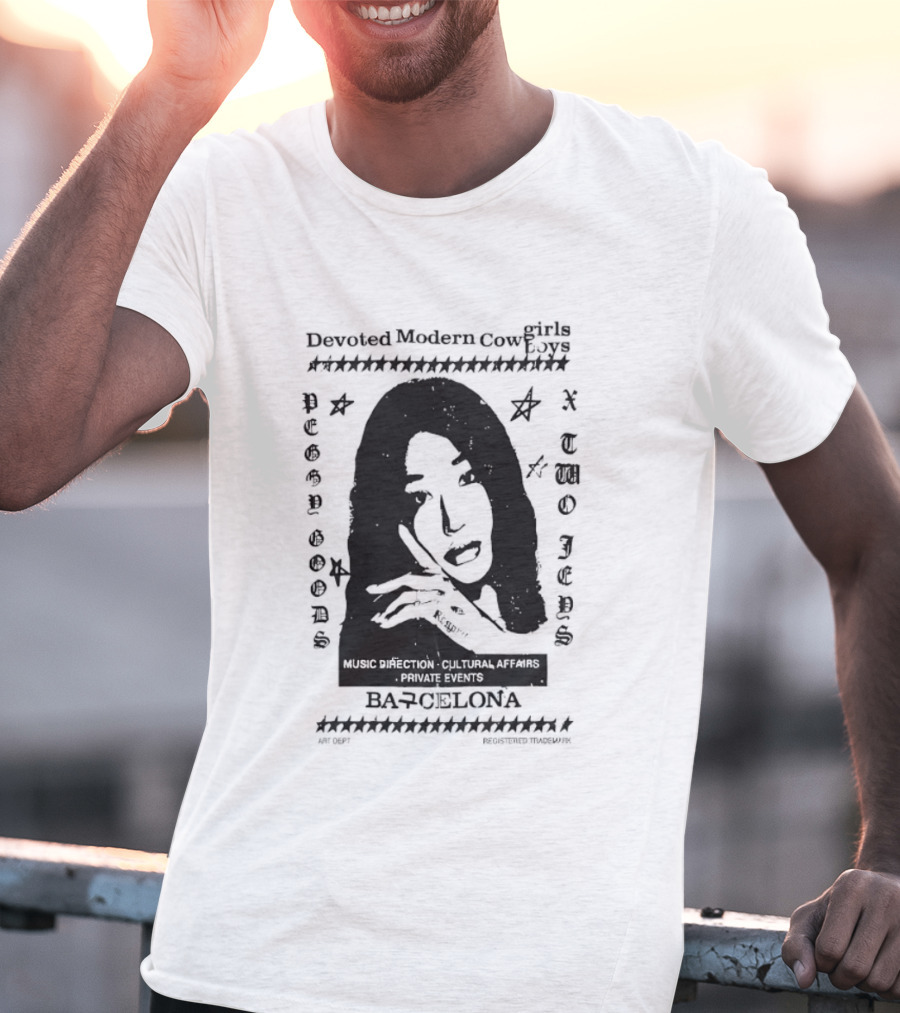 Devoted Modern Cowboys Two Jebs Peggy Goods Music Direction Barcelona T-Shirt