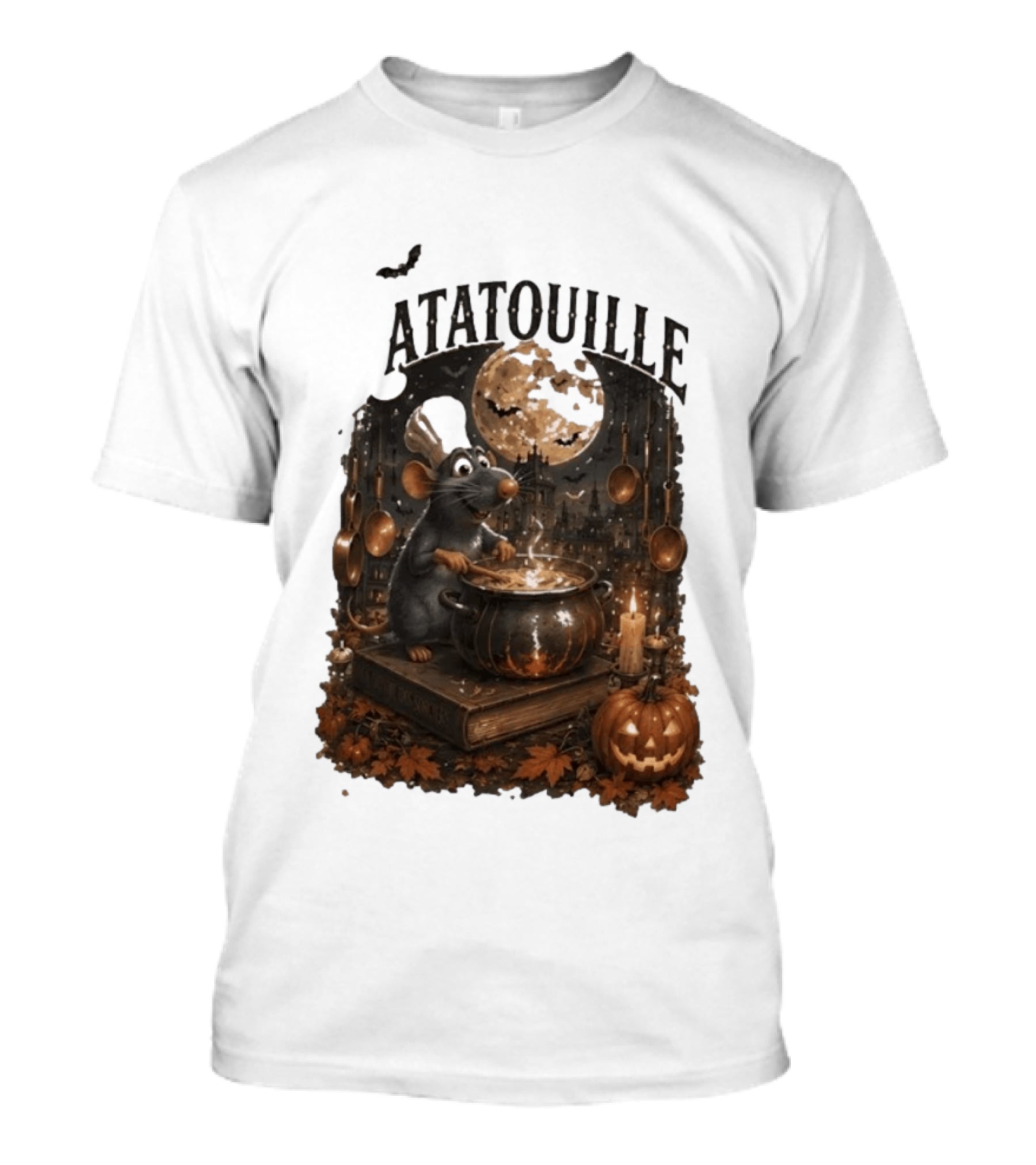 Ratatouille Halloween Cooking Adventure With Pumpkin And Chef Mouse T-Shirt
